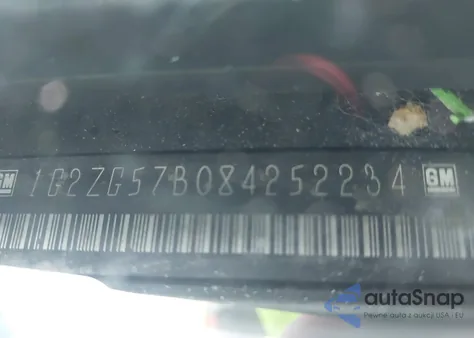 2008 Pontiac G6 from USA, damaged, VIN 1G2ZG57B084252234